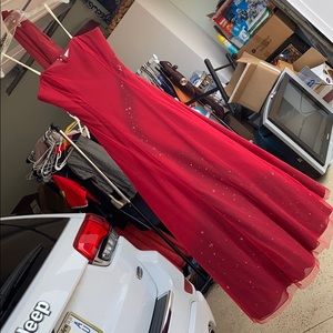 Formal Cassandra Stone Burgundy dress - Jr Size 12